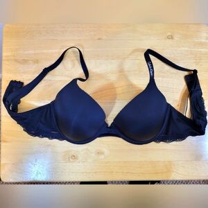Calvin Klein Black Lace Trim Bra